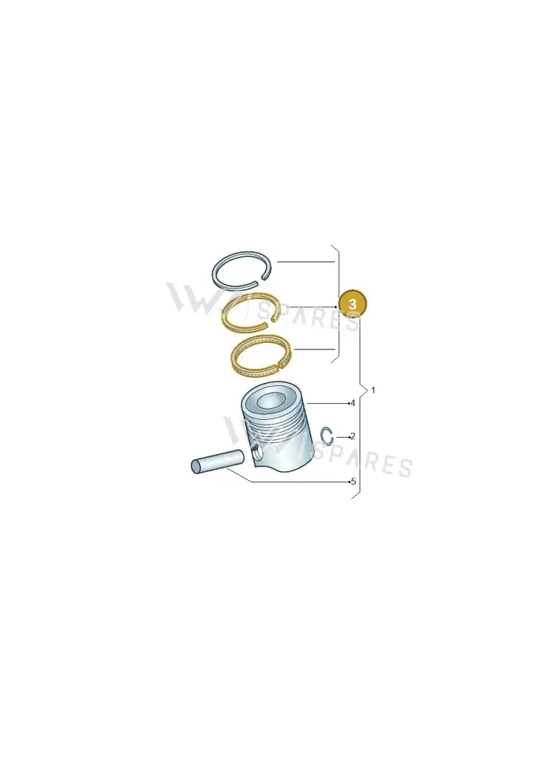 06J198151K — Audi A5 Sportback (2011-2017) diagram 117107000, position 3