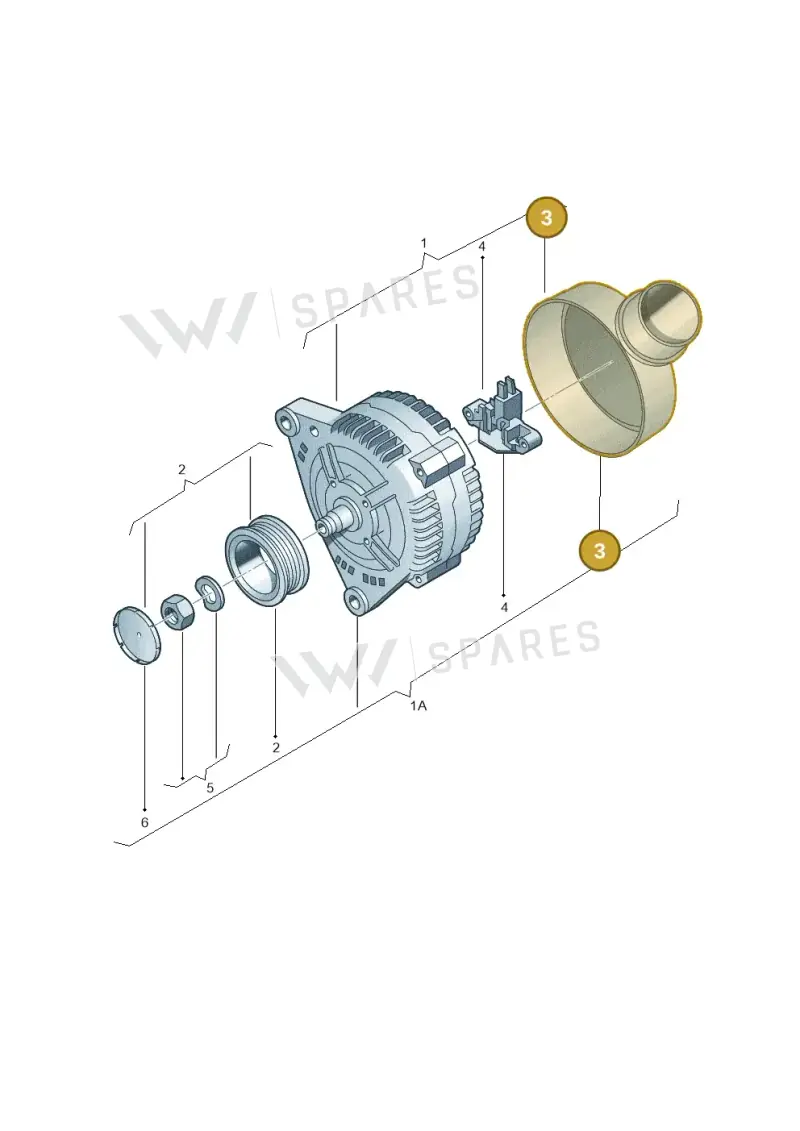 06J903193 — Audi Q3 quattro (2011-2015) diagram 635903000, position 3