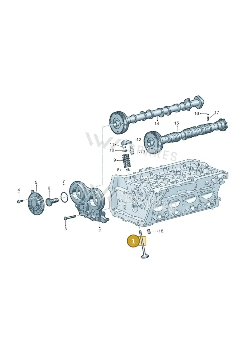 06L109601F — Audi A3 Sportback (2019-2021) diagram 596109017, position 1