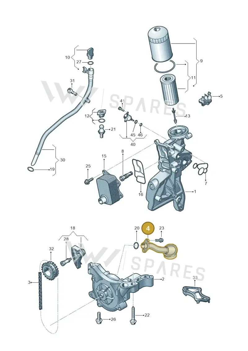06L115251C — Audi A7 Sportback (2014-2018) diagram 725115050, position 4