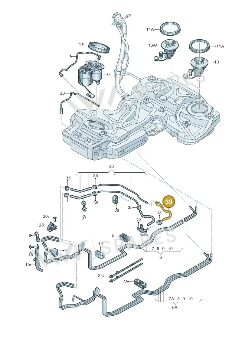 06L133986 — Audi A4 Av. Allroad (2008-2016) diagram 759201420, position 39