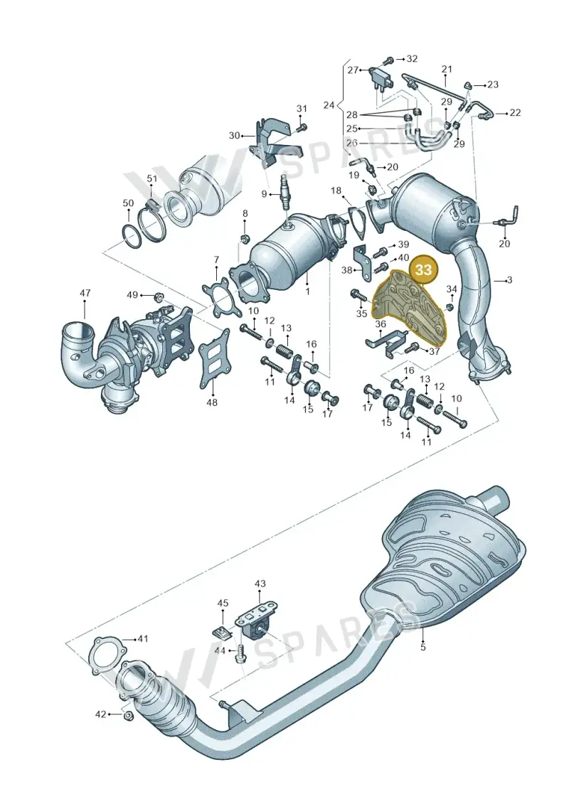 06L253243R — Audi Q8 (2018-2025) diagram 429253350, position 33