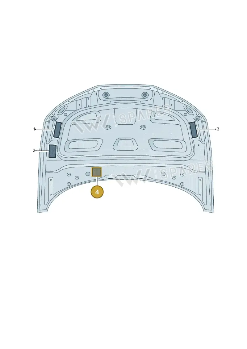 06M010533BE — Audi A5 Sportback (2016-2020) diagram 897010100, position 4