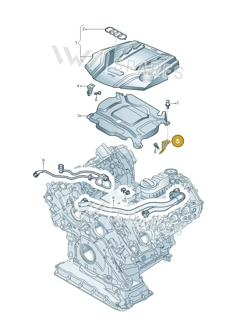 06M103941AF — Audi RS4 Avant (2017-2025) diagram 849103470, position 5