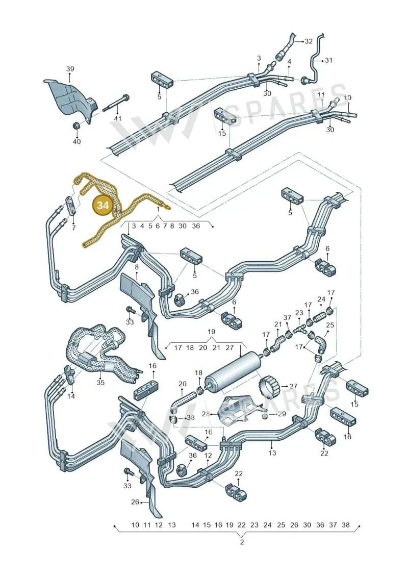 06M133986AS — Audi Q5 (2016-2025) diagram 896201600, position 34
