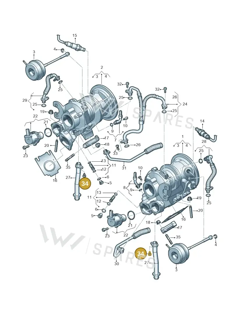 06M145263A — Audi A6 2.0 (2018-) diagram 847145400, position 34