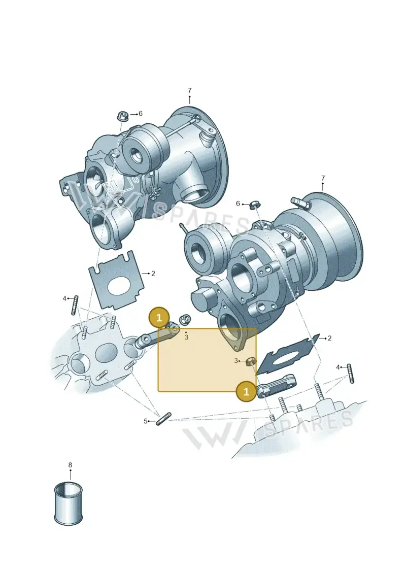06M253709F — Audi RS4 Avant (2017-) diagram 847253200, position 1