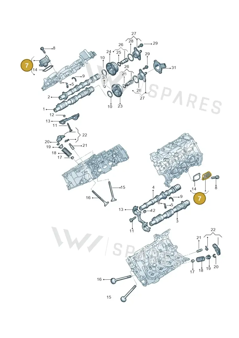 06M906048F — Audi A6 L 2.0 (2018-) diagram 577109018, position 7