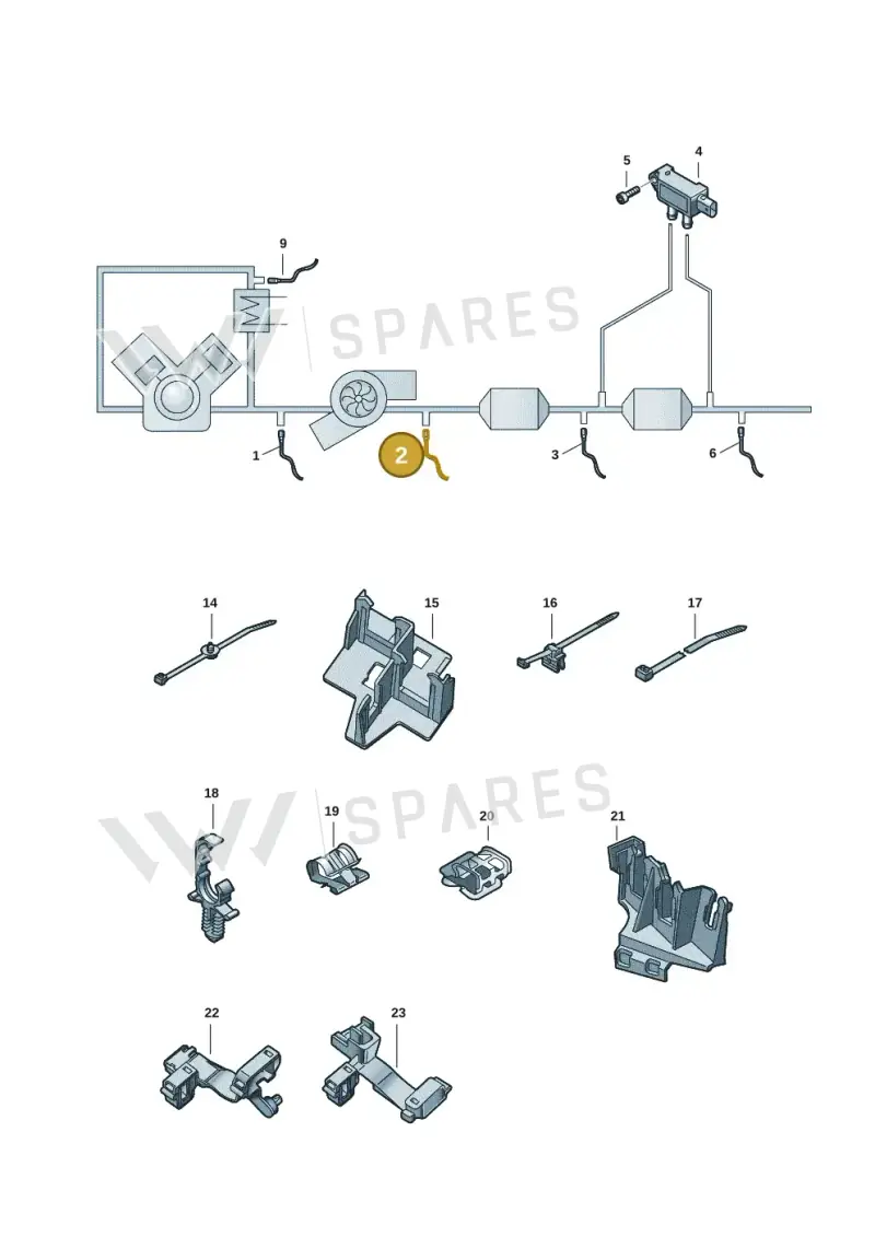 06M906265 — Audi A6 2.0 (2018-) diagram 435906003, position 2