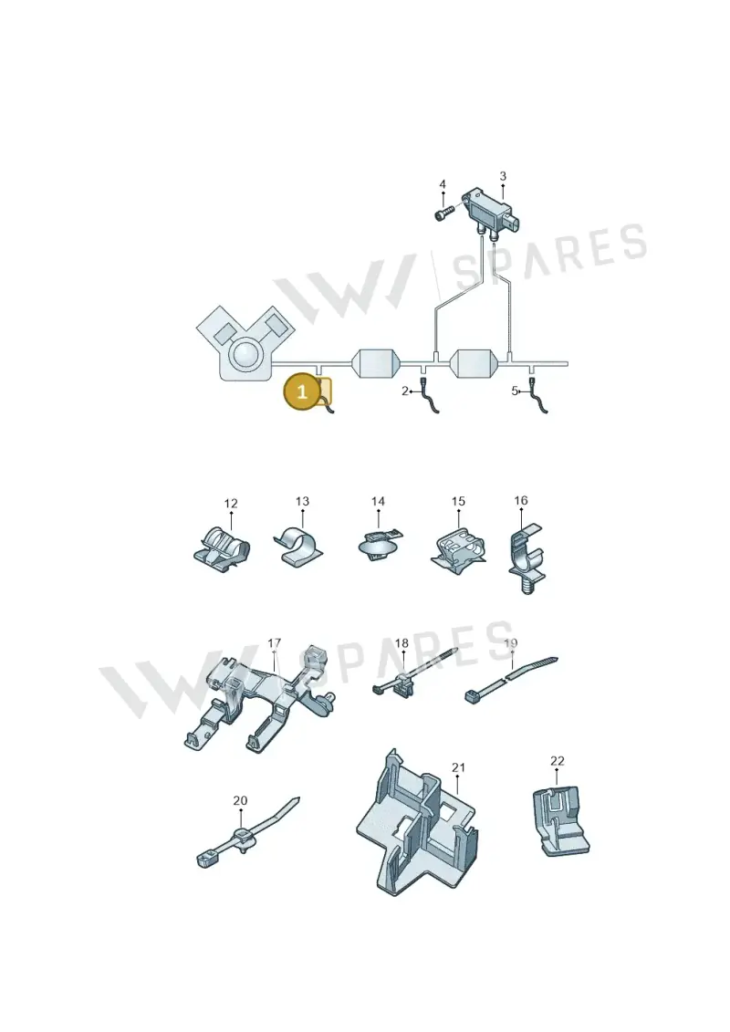 06M906265 — Audi A5 Cabrio 2.0 (2016-2018) diagram 848906004, position 1