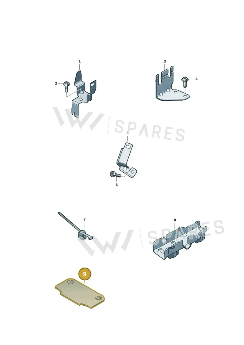06M971461 — Audi A5 Limo 2.0 (2024-) diagram 849971001, position 9