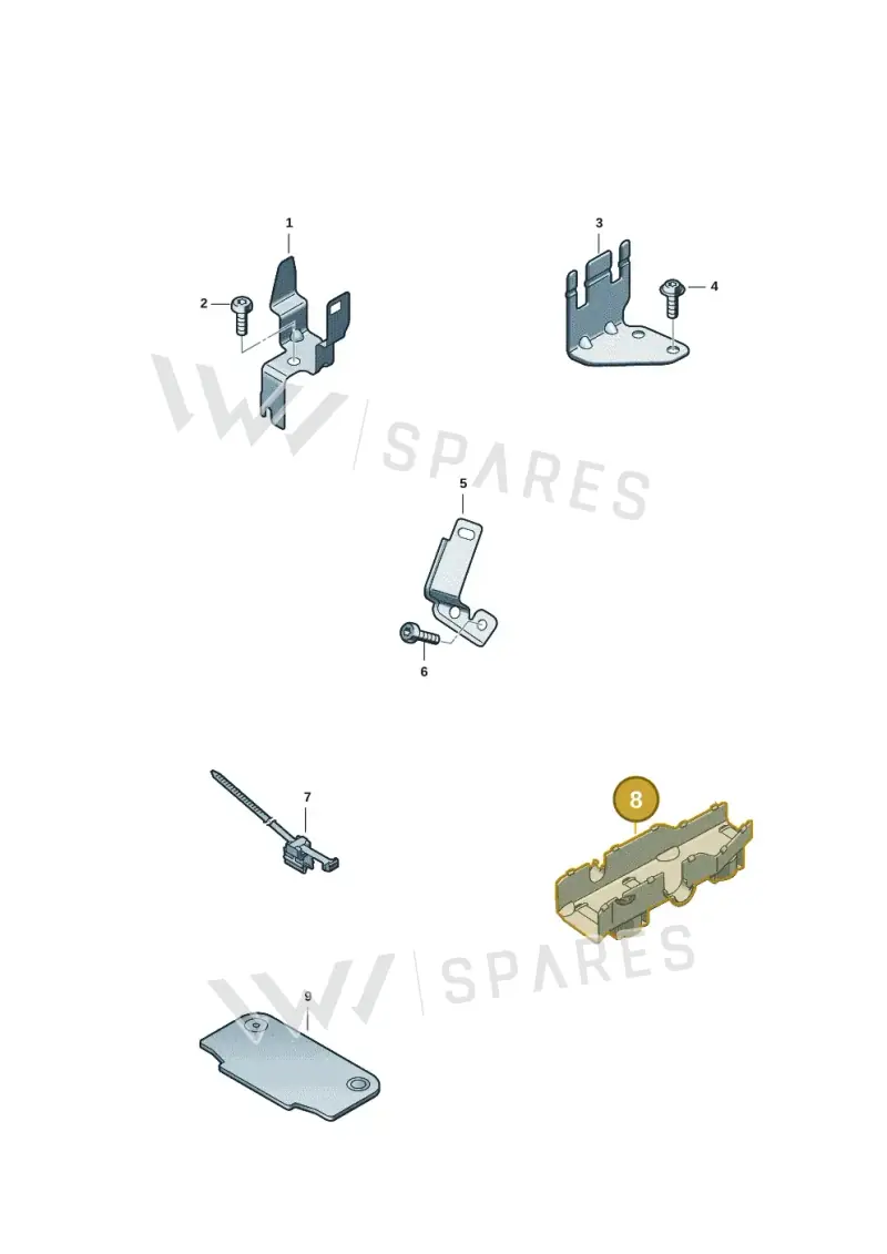 06M971822A — Audi A5 Limousine (2024-2025) diagram 849971000, position 8