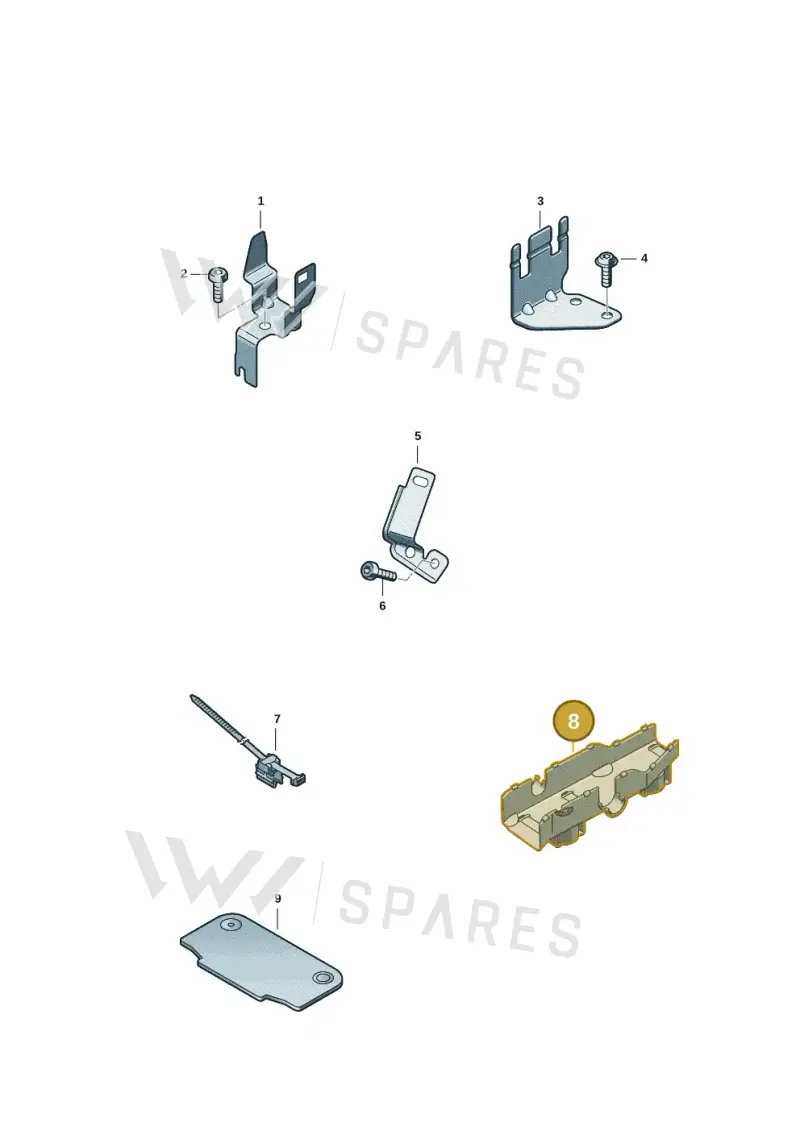 06M971822B — Audi A5 Limousine (2024-2025) diagram 849971000, position 8