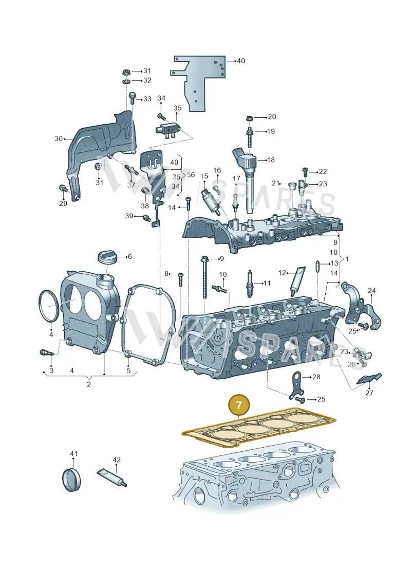 06N103383B — Audi Q6 (2022-) diagram 596103032, position 7
