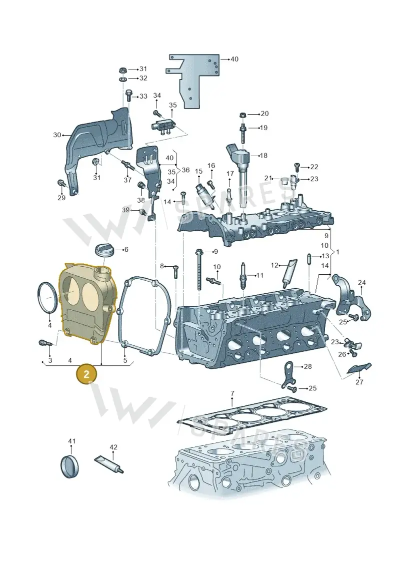06Q103269E — Audi Q6 (2022-) diagram 596103032, position 2