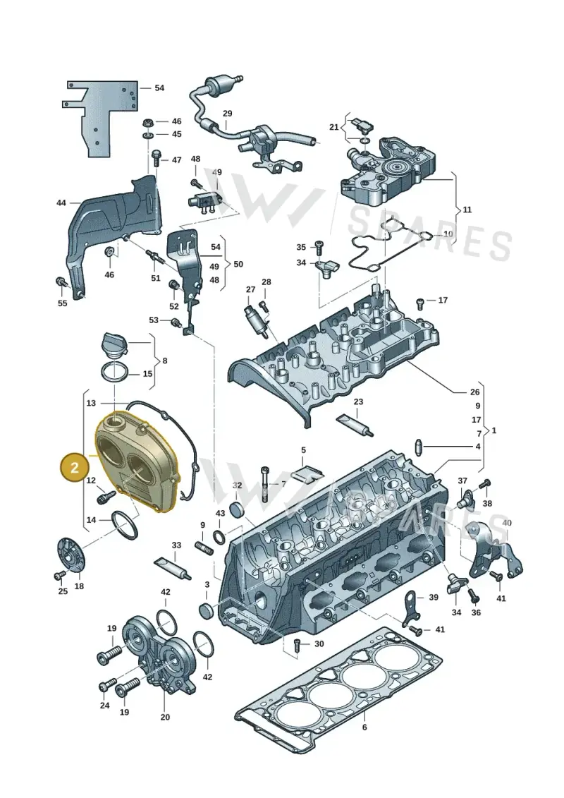 06Q103269E — Audi Q3 quattro (2018-2019) diagram 849103036, position 2