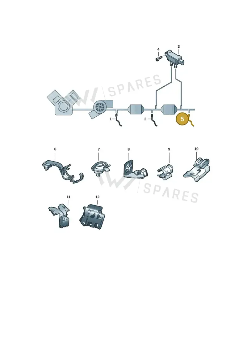 06Q919519S — Audi Q3 quattro (2018-2019) diagram 596906001, position 5