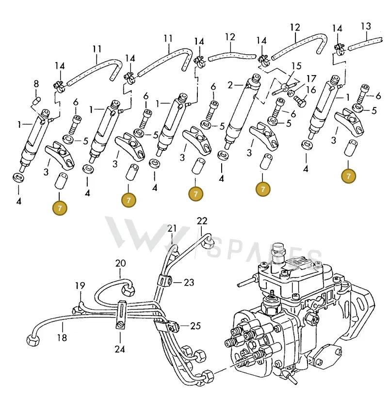 074103316A — Audi A6/S6/Wg.qu.F>4A (1996-1997) diagram 118130900, position 7