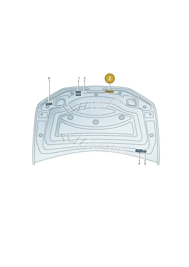 077010542B — Audi RS Q8 (2019-2025) diagram 429010100, position 2