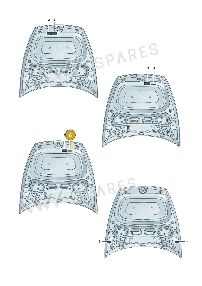 077010542B — Audi RS e-tron GT (2020-2025) diagram 4j1010010, position 6