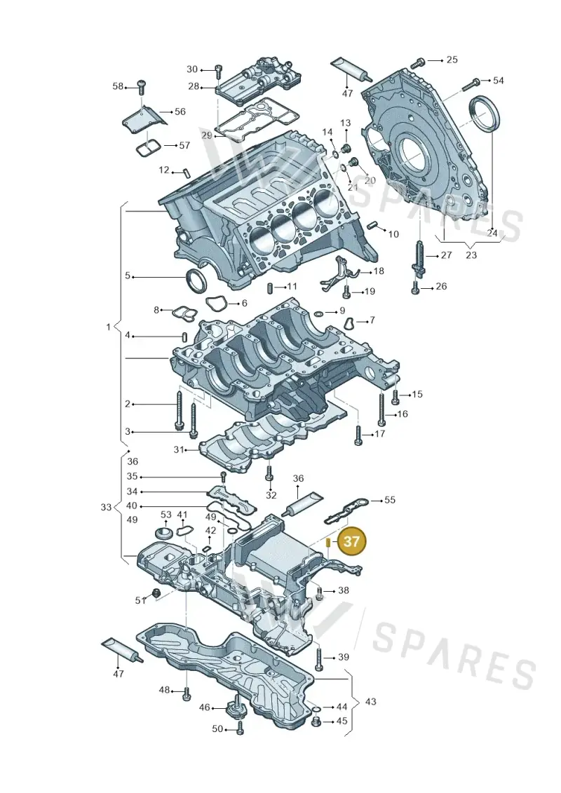 077115143B — Audi RS6 Avant (2013-2018) diagram 717103150, position 37