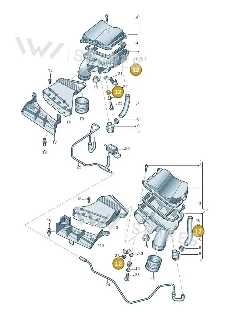 078129669 — Audi RS6 Avant qu.5.0 (2007-2010) diagram 641133300, position 12