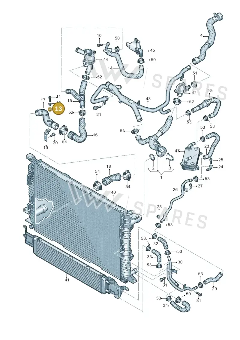 078129669 — Audi RSQ3 qu. 2.5 (2013-2018) diagram 764121330, position 13