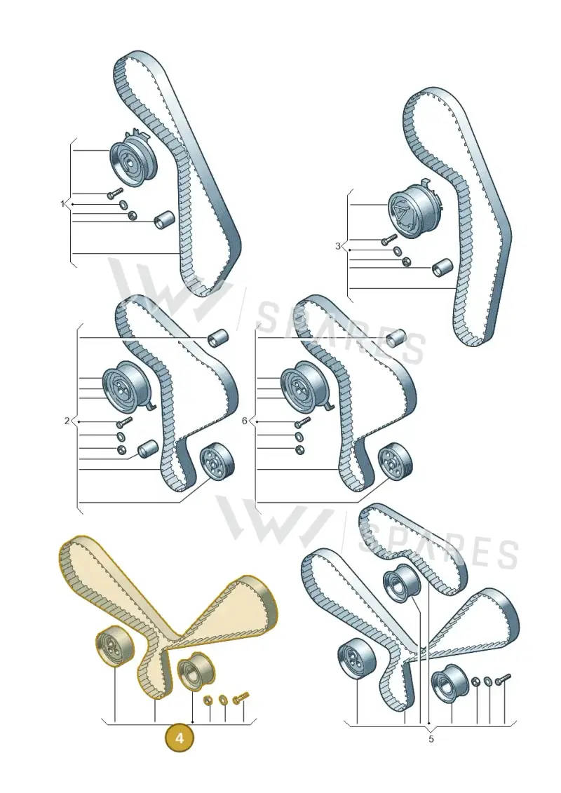 078198119 — Audi A4/S4 Cabrio./qu. (2002-2006) diagram 404109000, position 4