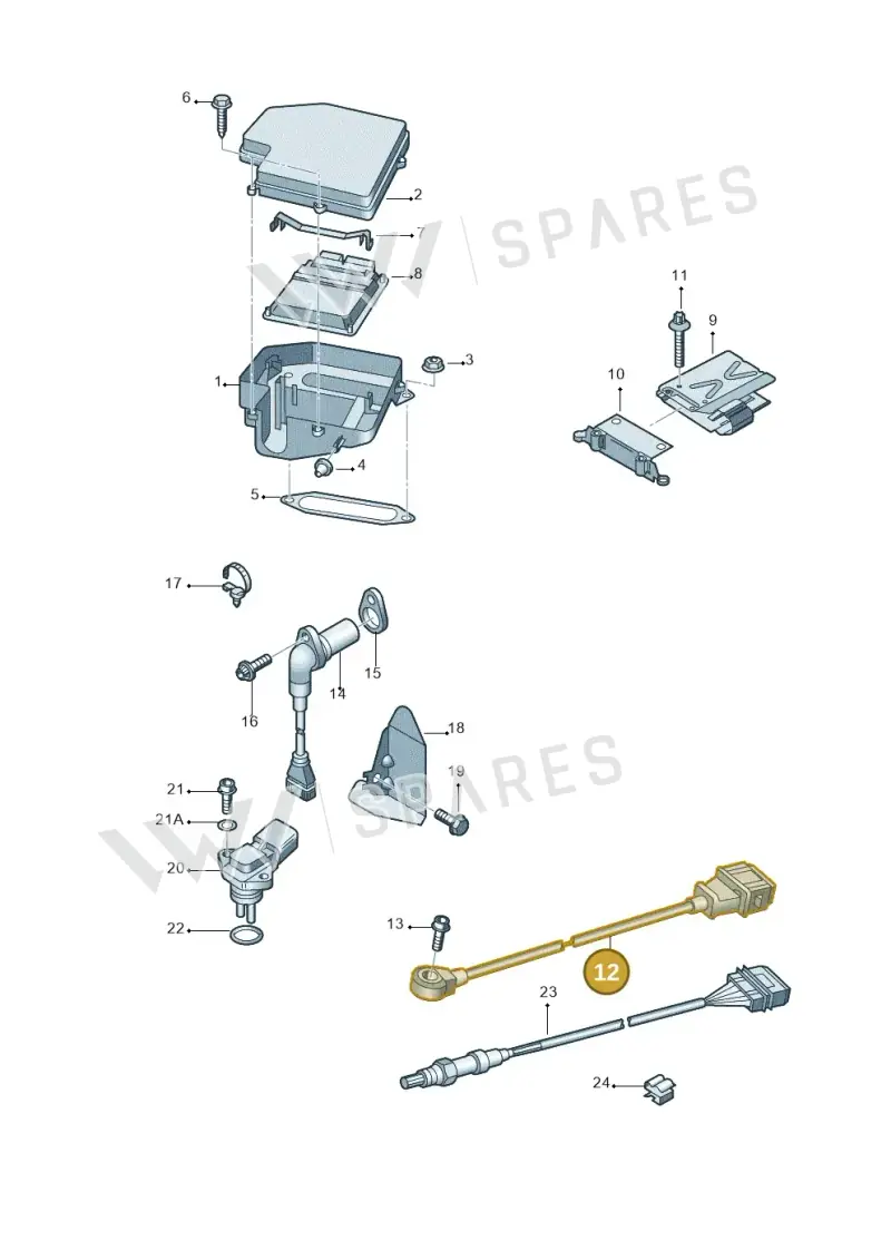 078905377 — Audi A6/Wagon/quattro (2001-2004) diagram 264906000, position 12