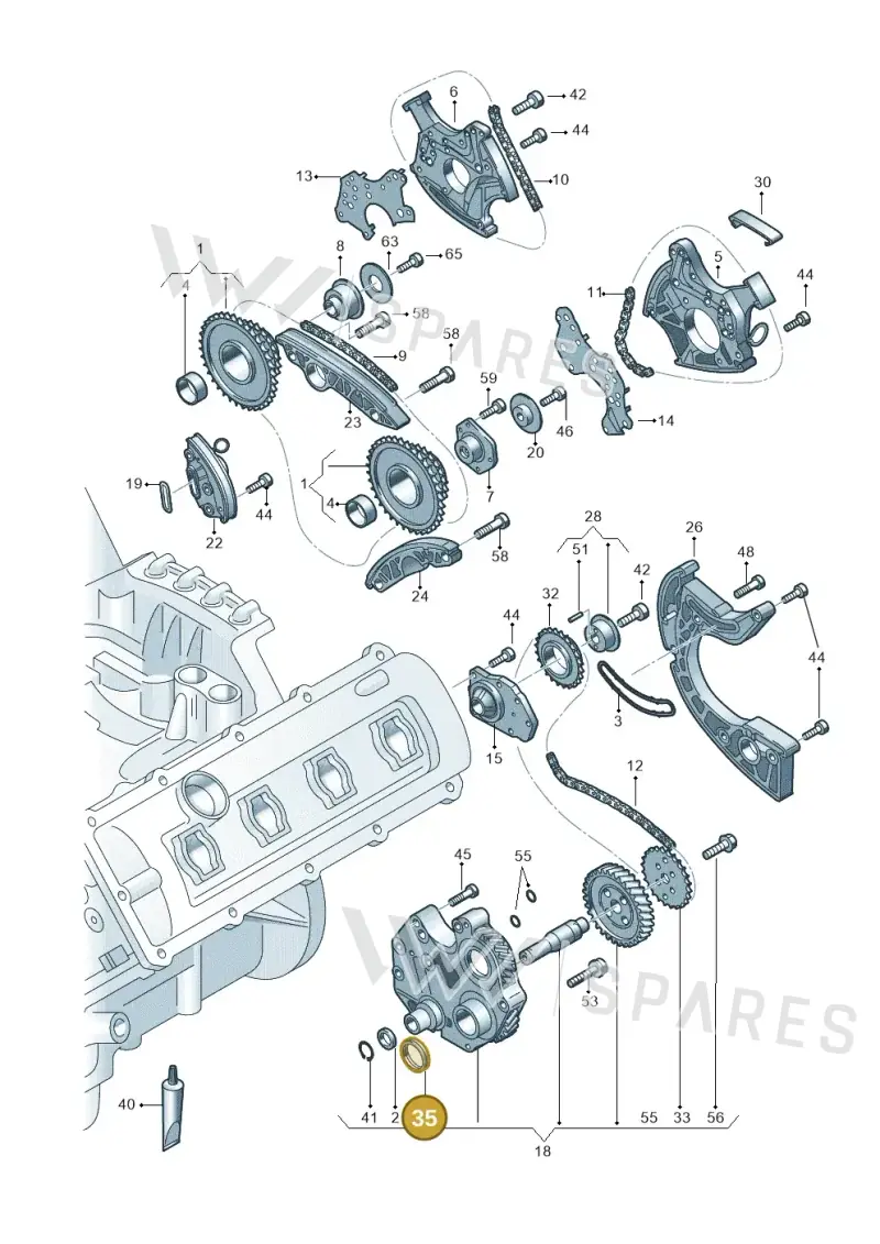 079103051E — Audi R8 Spyder (2015-2024) diagram 872109300, position 35
