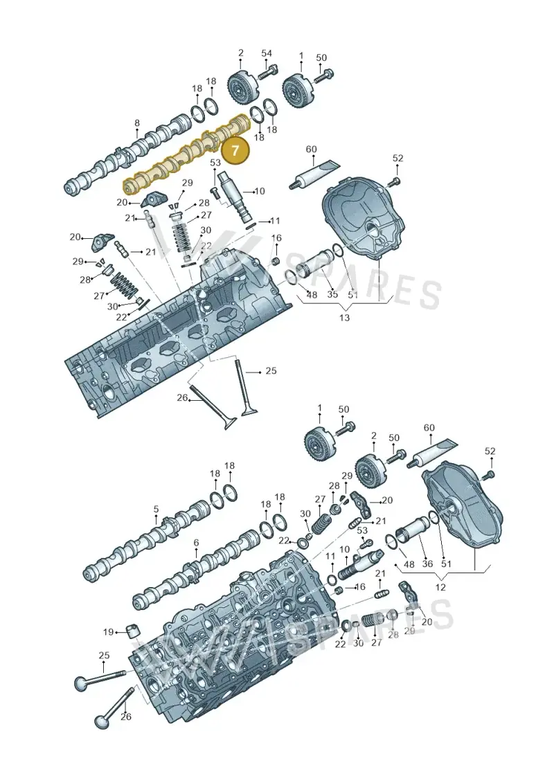 079109003GN — Audi RS6 Avant (2013-2018) diagram 758109100, position 7