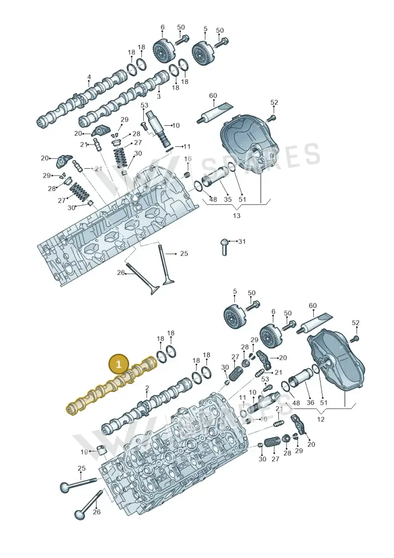 079109003GS — Audi A8L qu. 3.0 TDI (2013-2018) diagram 771109150, position 1