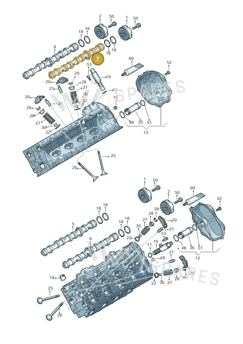 079109101ED — Audi Q7 qu. 3.0 TDI (2009-2015) diagram 473109100, position 7