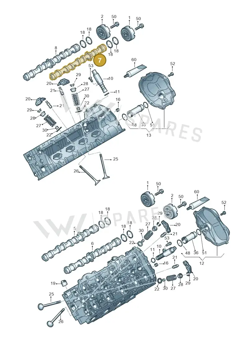 079109101HH — Audi RS4 Av. qu. 4.2 (2012-2015) diagram 473109100, position 7