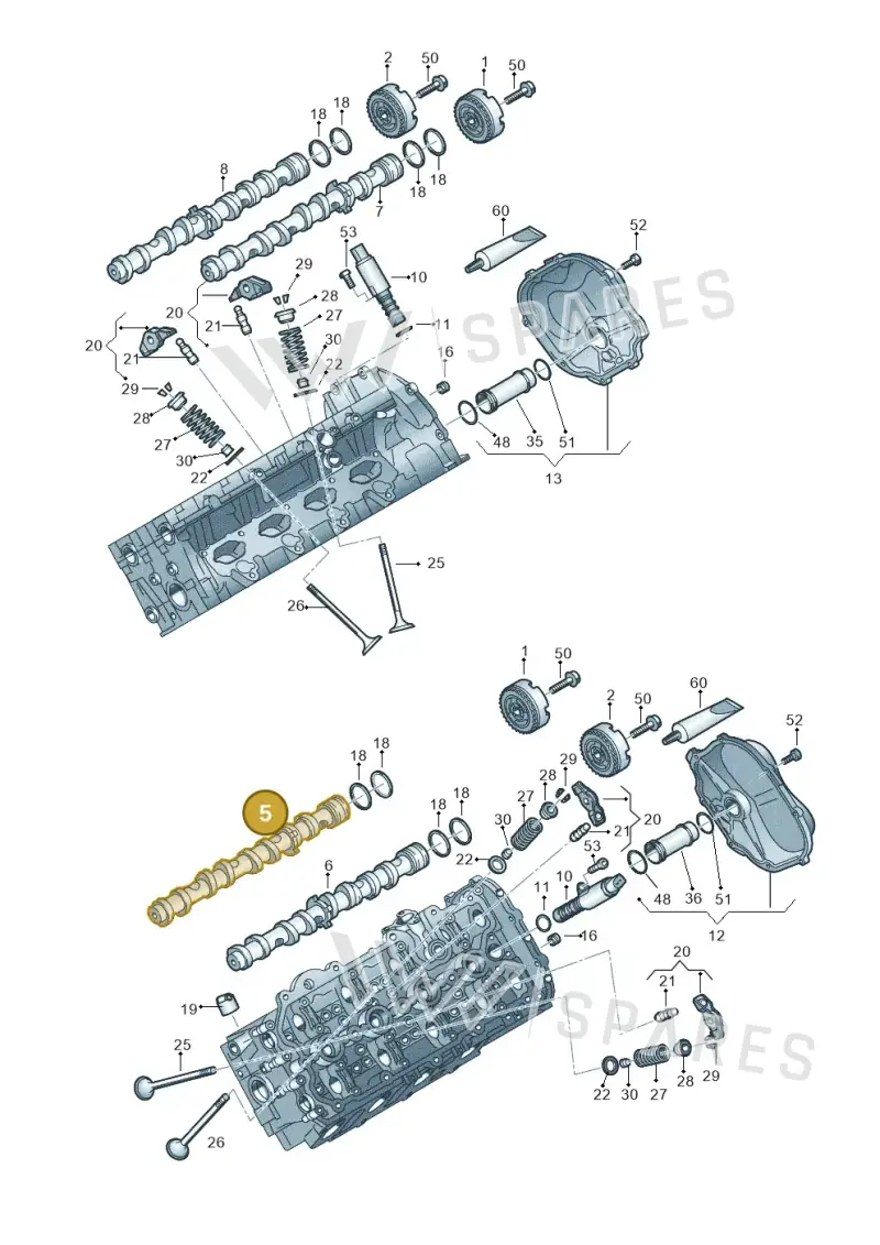 079109101HJ — Audi RS5 Cabrio (2012-2015) diagram 759109100, position 5