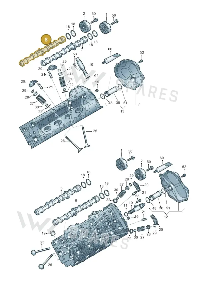 079109102CF — Audi Q7 qu. 3.0 TDI (2009-2015) diagram 473109100, position 8