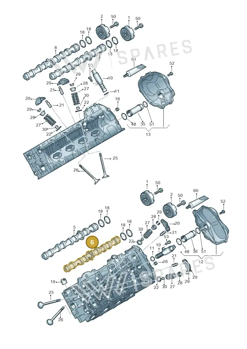 079109102DA — Audi R8 qu. 5.2 (2012-2015) diagram 473109100, position 6