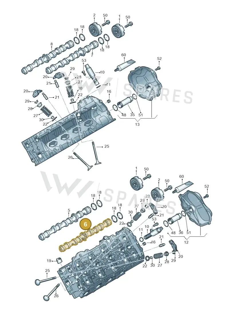 079109102FB — Audi RS4 Av. qu. 4.2 (2012-2015) diagram 473109100, position 6
