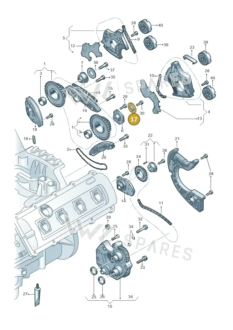 079109180A — Audi RS4 Av. qu. 4.2 (2012-2015) diagram 750109200, position 17
