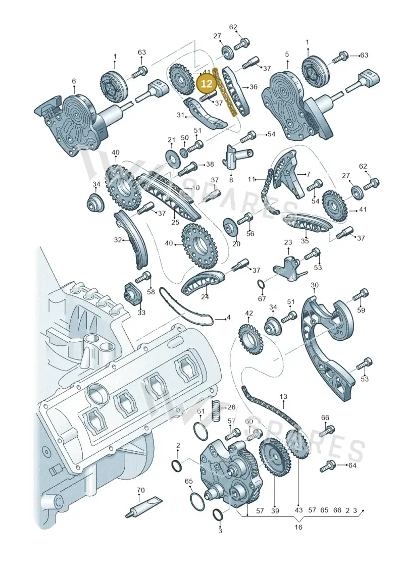 079109229L — Audi A4/S4 Cabrio./qu. 07> (2006-) diagram 247109500, position 12