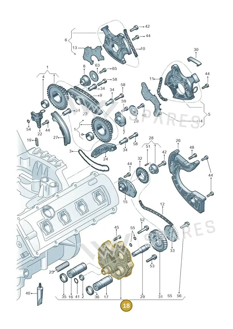 079109359BS — Audi R8 qu. 5.2 (2012-2015) diagram 473109200, position 18