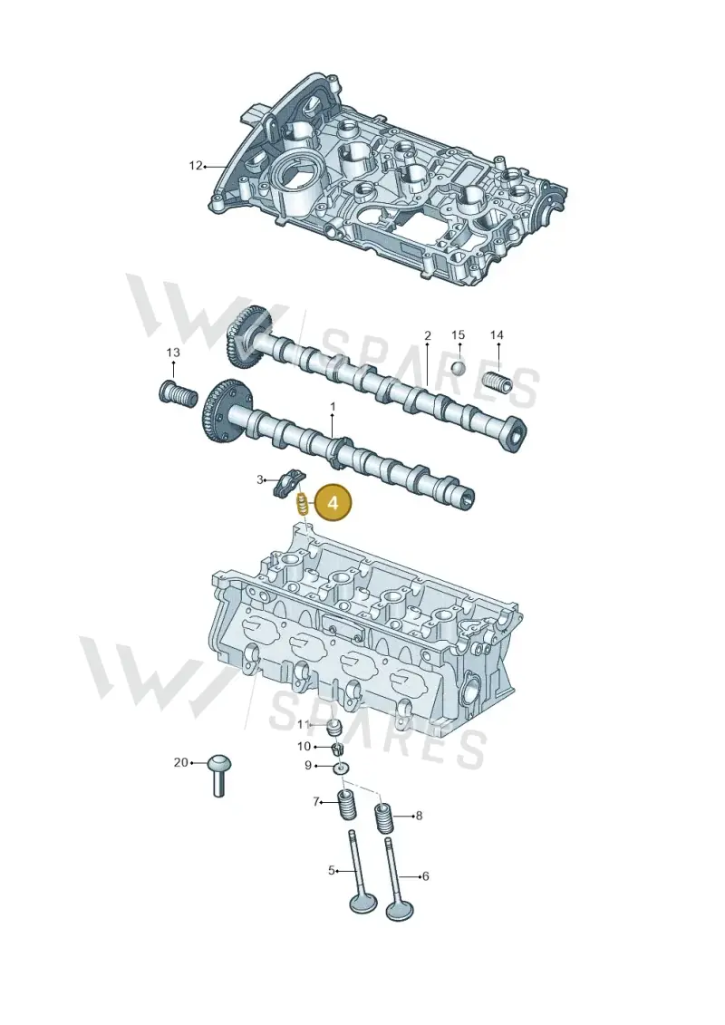 079109423B — Audi A3 Sportback (2019-2021) diagram 849109090, position 4