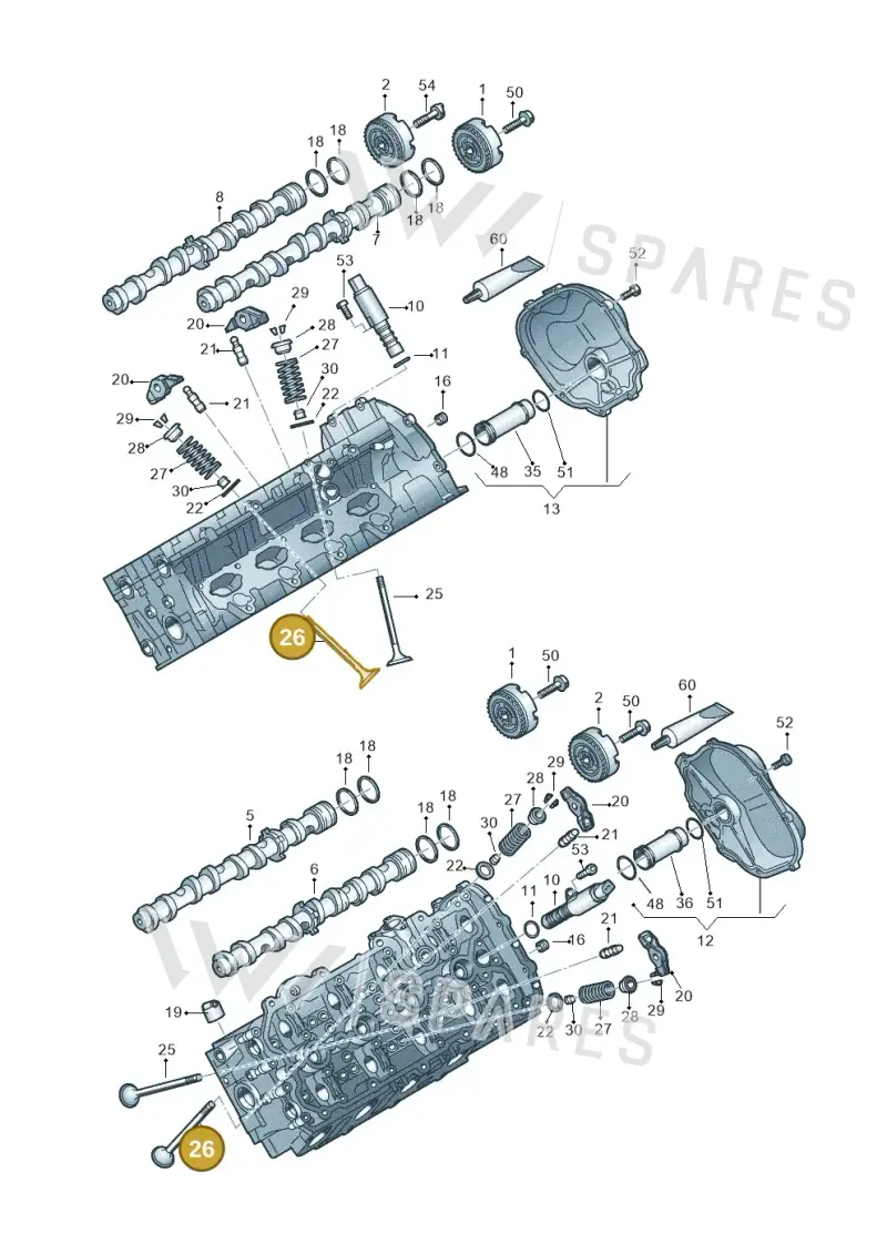 079109611D — Audi A7 Sportback (2014-2018) diagram 758109100, position 26