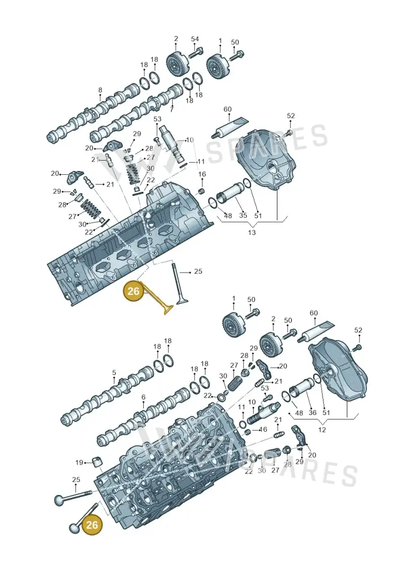 079109611F — Audi RS6 Avant (2013-2018) diagram 758109100, position 26