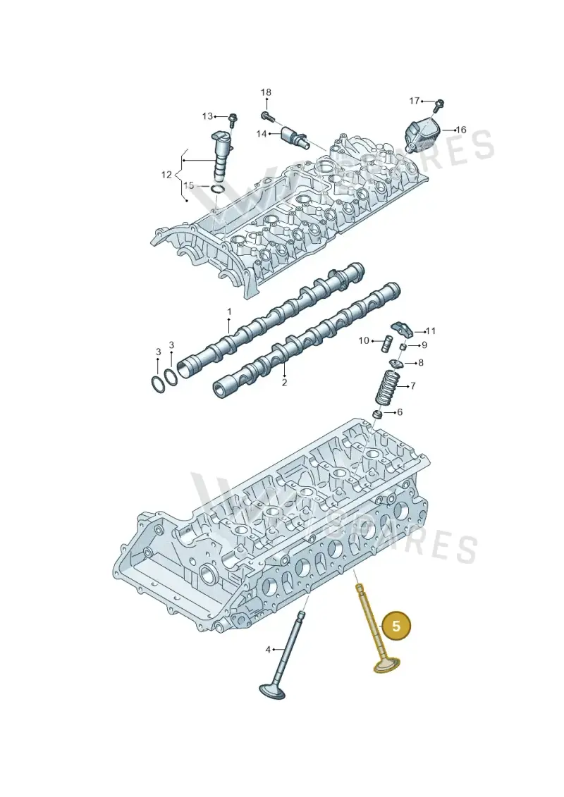 079109611G — Audi RSQ3 Sportback (2019-2024) diagram 898109100, position 5