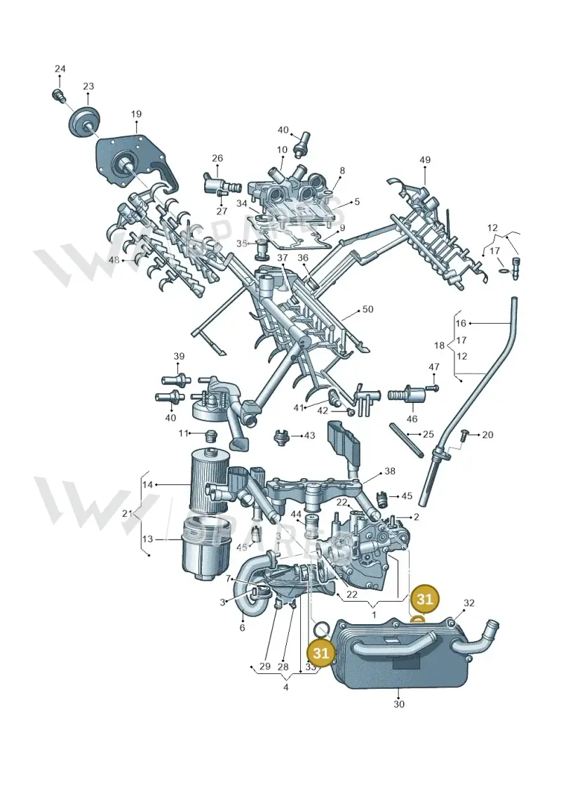 079117070D — Audi A7 Sportback (2014-2018) diagram 717115100, position 31