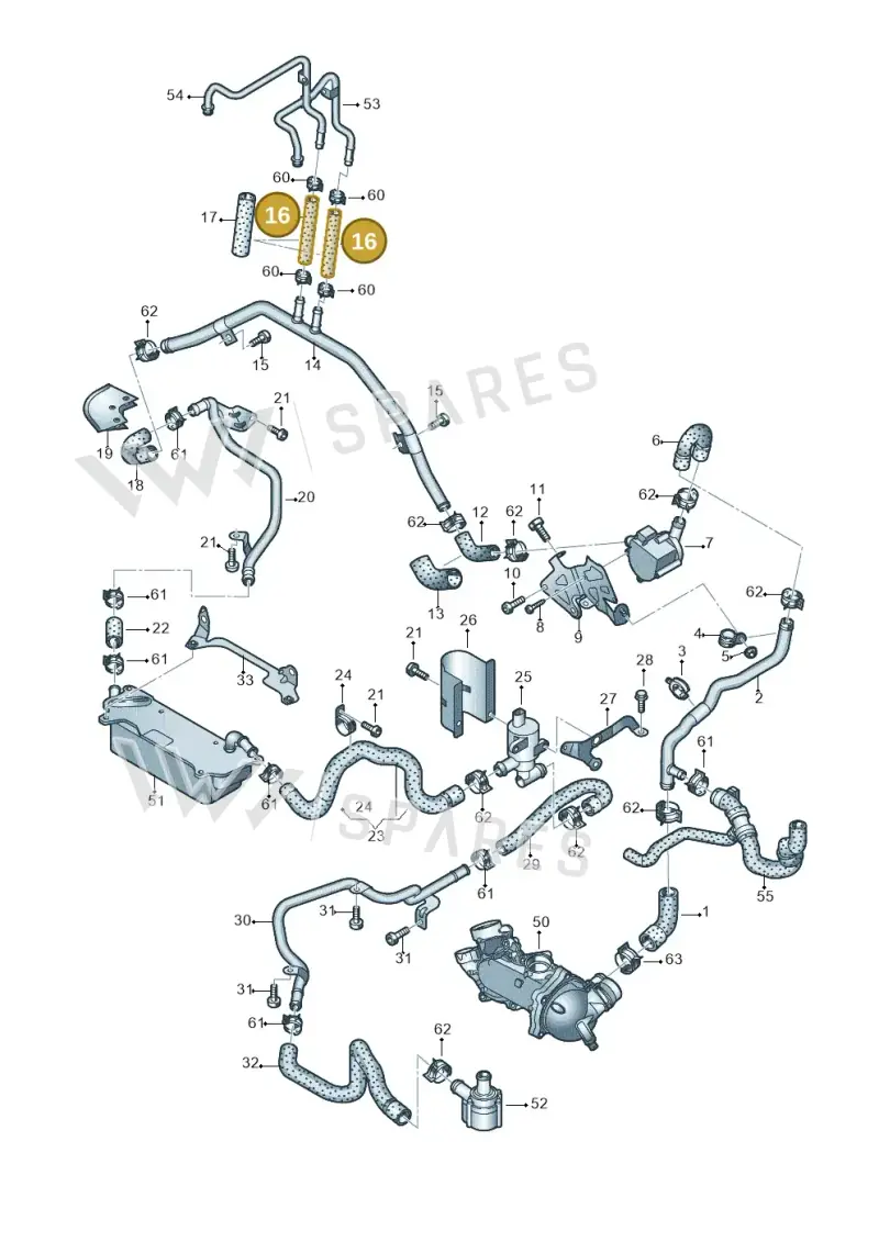 079121059A — Audi A7 Sportback (2010-2015) diagram 711121530, position 16