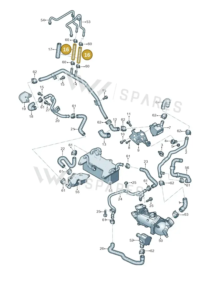 079121059A — Audi A8L qu. 3.0 TDI (2013-2018) diagram 771121420, position 16