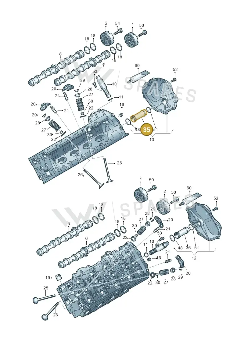 079121071CR — Audi A7 Sportback (2014-2018) diagram 758109100, position 35