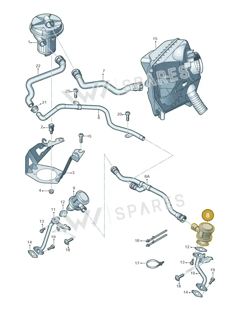 079131101AQ — Audi A5/S5 Coupe       08> (2007-) diagram 603131150, position 8